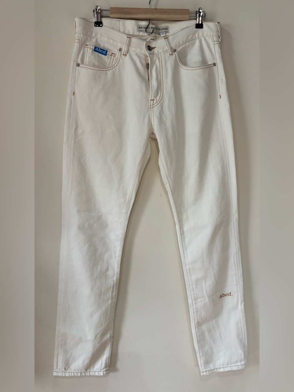 ADVISORY BOARD CRYSTALS ABCD. FIT B SLIM FIT JEAN - WHITE - Picture 2 of 8
